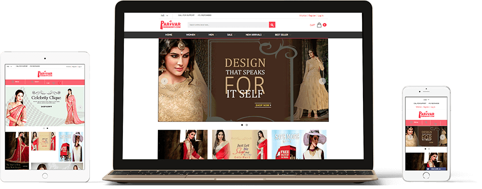 Parivar Ceremony Responsive Website