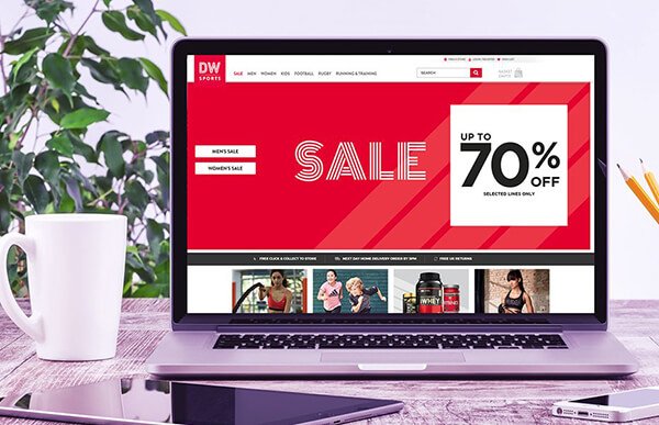 Dw Sports Ecommerce Website