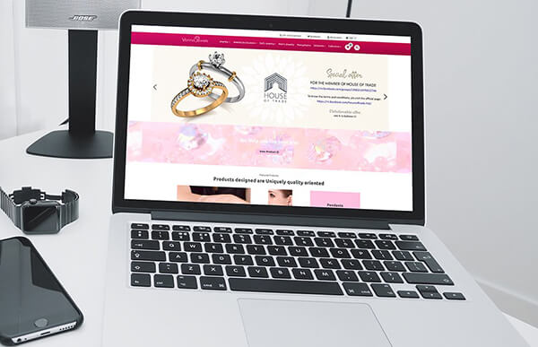 Vanna Jewels Ecommerce Website