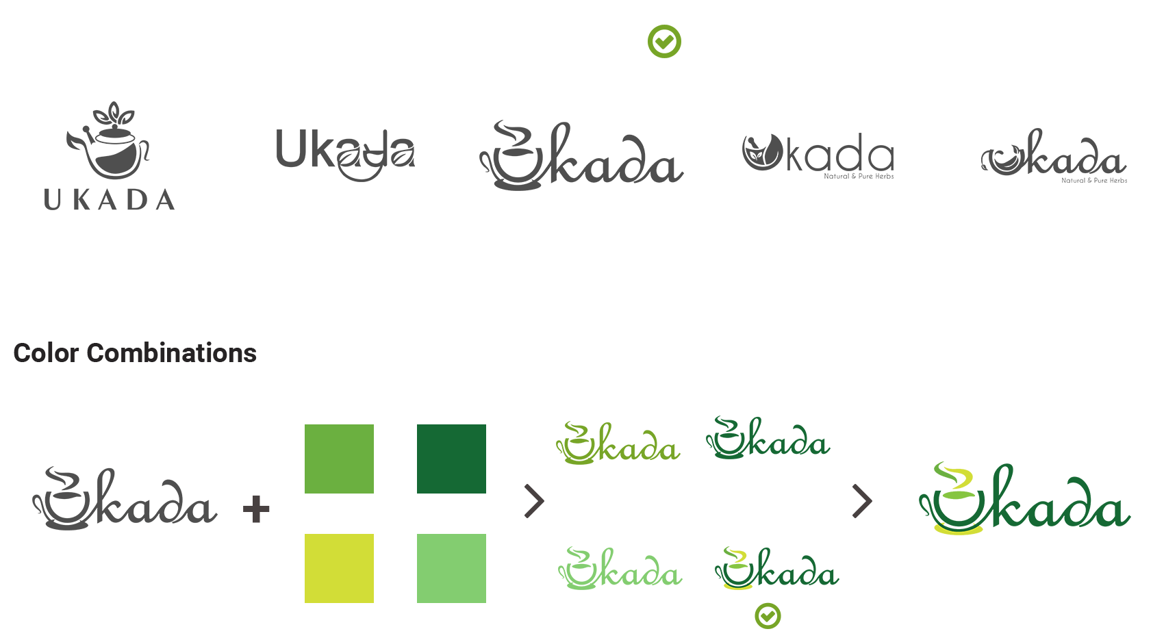 Ukada Logo Design Concepts